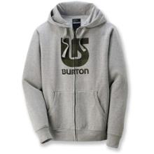 Burton Logo Plaid Full-Zip Hoodie - Men\'s - 2011 Closeout