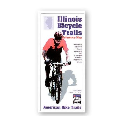 Illinois Bicycle Trails Reference Map zxShirleyPFrancis