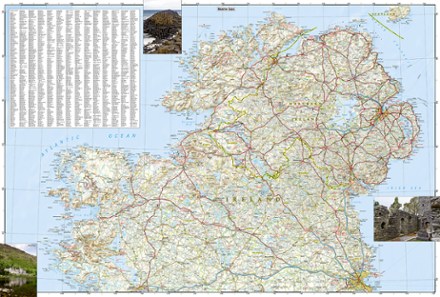 Ireland Adventure Travel Map