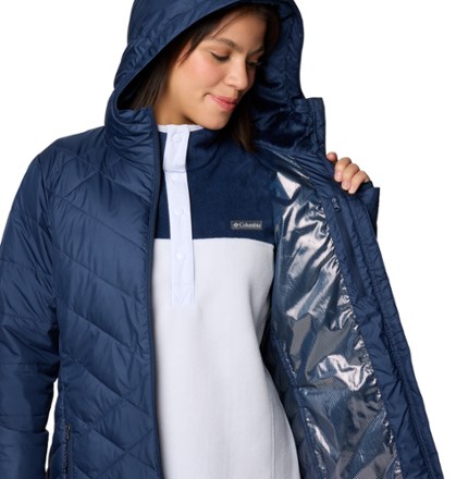 Heavenly Long Hooded Insulated Jacket - Women's