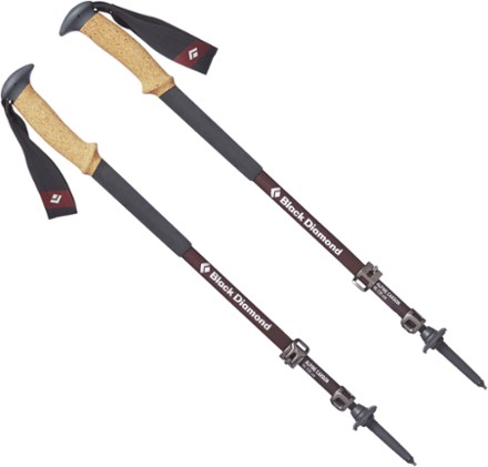 Alpine Carbon Cork Trekking Poles - Pair