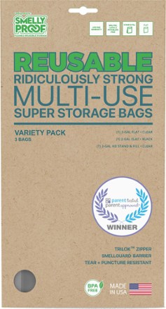 Reusable 2-Gallon Storage Bags Variety Pack - Set of 3