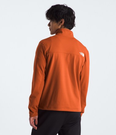 Cedar Trail Grid Fleece Quarter-Zip Top - Men's