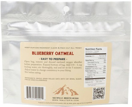 Blueberry Oatmeal - 1 Serving