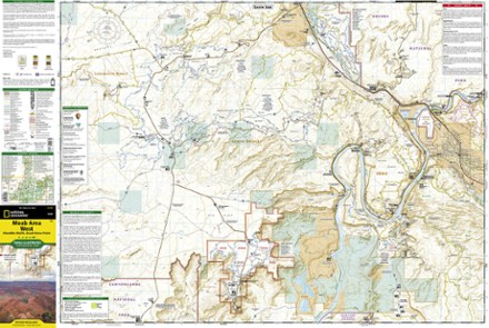 Moab Area West - Klondike Bluffs, Dead Horse Point Map