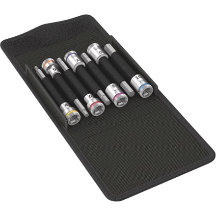 8740 B HF 1 Zyklop Bit Socket 7-Piece Set with 3/8" Drive and Holding Function