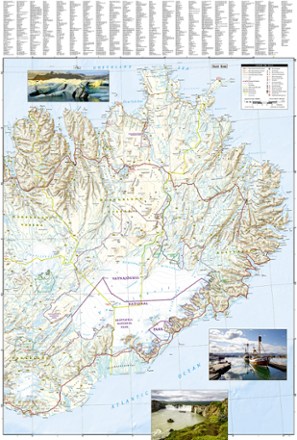 Iceland Adventure Travel Map