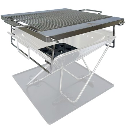 Fireplace Grill Attachment