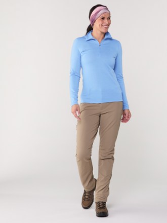 200 Oasis Long-Sleeve Half-Zip Base Layer Top - Women's