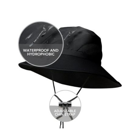 Satin-Lined, Waterproof All-Weather Sun Hat
