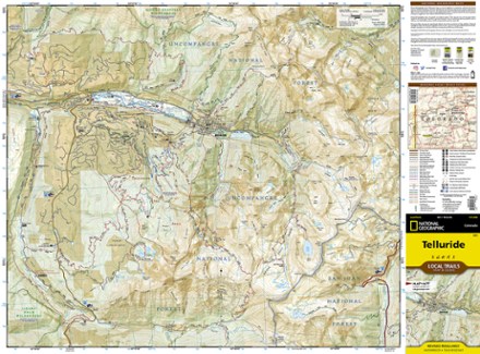 Telluride Local Trails Map & Guide