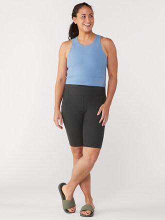 Active Pursuits Ribbed Short Tights - Women's