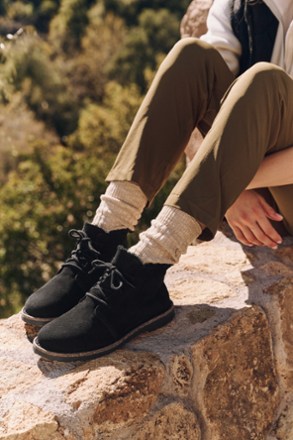 Upsalla Mid Lace-Up Shearling Boots - Women's