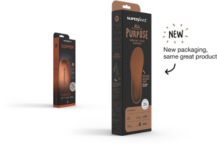 All-Purpose Memory Foam Support (Copper) Insoles