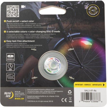 SpokeLit LED Wheel Light with Disc-O Select