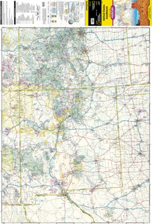 United States Southwest Adventure Travel Map