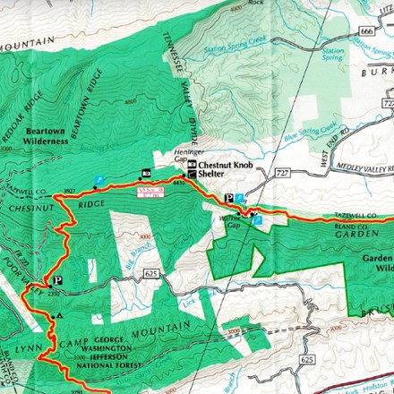 Appalachian Trail Southwest Virginia Guidebook and Maps Set