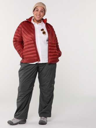 REI Co op Rainier Full Zip Rain Pants Women s Plus Sizes The Summit