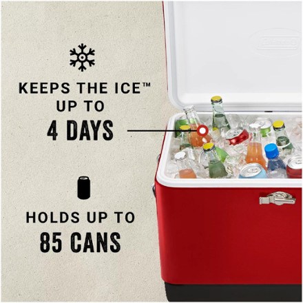 Painted Steel Cooler - 54 Quart
