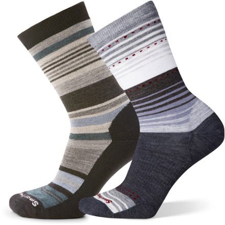 Everyday Joviansphere/Stitch Stripe Crew Socks - Women's - 2 Pairs