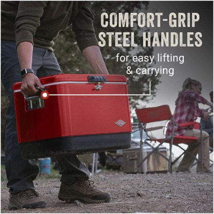 Painted Steel Cooler - 54 Quart