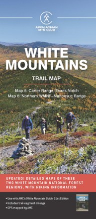 White Mountains Trail Map: Carter Range - Evans Notch & Northern WMNF - Mahoosuc Range