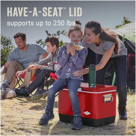 Painted Steel Cooler - 54 Quart