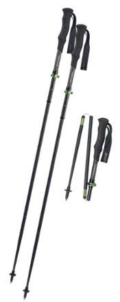 Carbon Cross Stick Trekking Poles - Pair