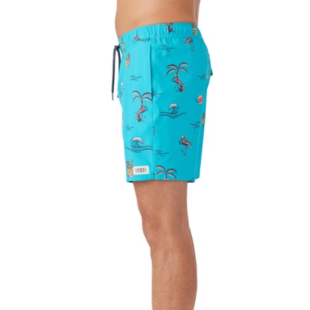 Hermosa Elastic Waist 17" Swim Trunks - Men's