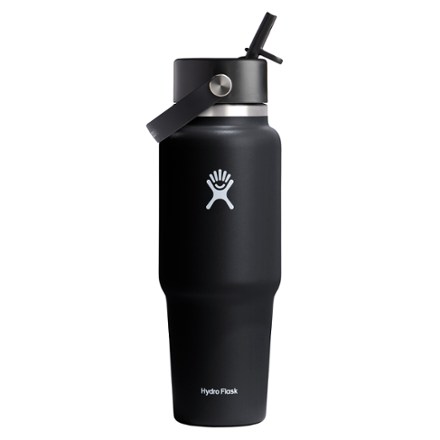 Wide-Mouth Travel Bottle with Flex Straw Cap - 32 fl. oz.