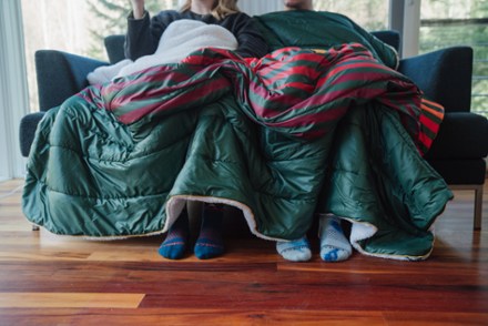 Sherpa Fleece Puffy Blanket