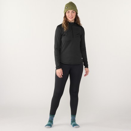 Lightweight Half-Zip Base Layer Top - Women's