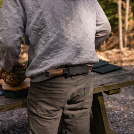 StrongArm Camp Fixed Blade Knife with Multi-Mount Molle Sheath
