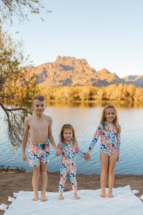 Long Sleeve One-Piece Swimsuit - Kids'