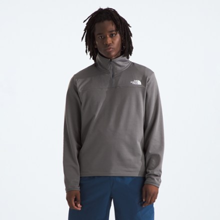 Cedar Trail Grid Fleece Quarter-Zip Pullover - Men's