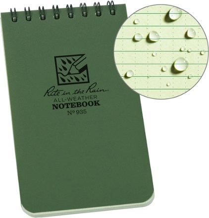 3 x 5 Weatherproof Top Spiral Notebook