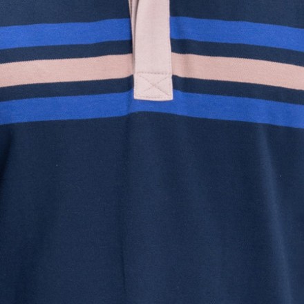 Ashby Pique Striped Long-Sleeve Polo Shirt - Men's