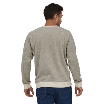 Reversible Shearling Crew Sweatshirt - Men's