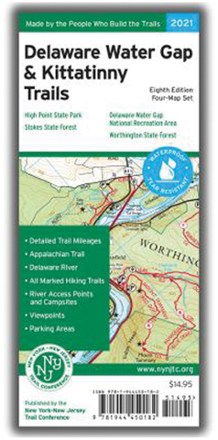 Delaware Water Gap and Kittatinny Trails Map