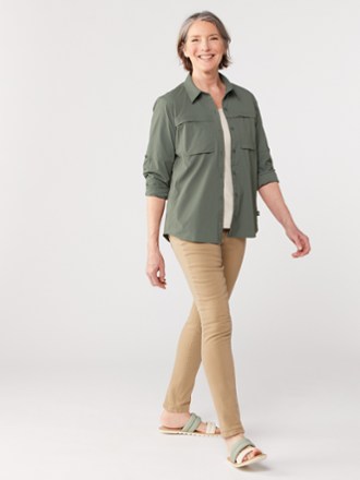 Sahara Solid Long-Sleeve Shirt - Women's