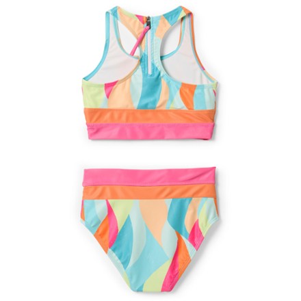 Mini Cut Back Crop Swimsuit Set - Girls'