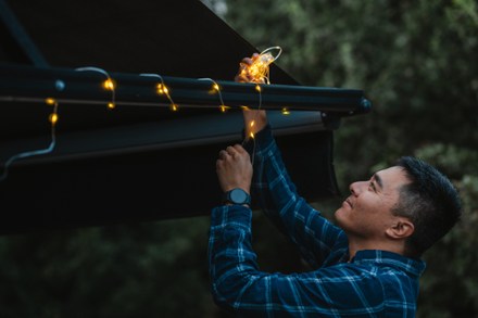 Solar String Area Light with Phone Charger