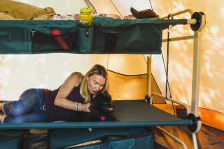 Large Bunk Cots with Organizers