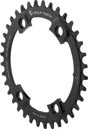 110 BCD Asymmetric 4-Bolt Chainring