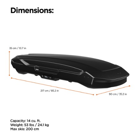 Motion 3 Roof Box - XL Low-Profile