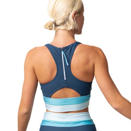 Cut Back Crop Swimsuit Top - Women's