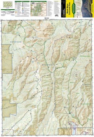 Black Mesa / Curecanti Pass Topographic Map