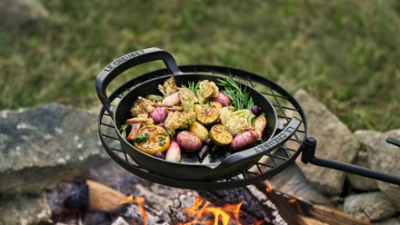 Alpine Outdoor Enameled Cast Iron Skillet - 10 in.