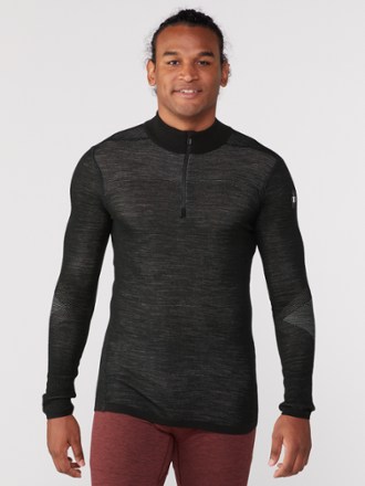 Intraknit Thermal Merino Quarter-Zip Base Layer Top - Men's