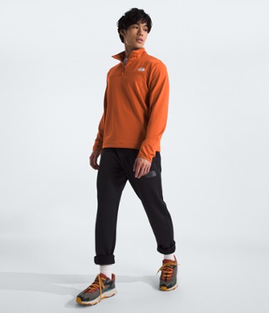 Cedar Trail Grid Fleece Quarter-Zip Top - Men's